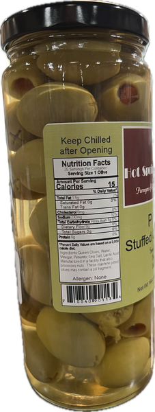 Greek Queen Halkidiki Pimento Stuffed Olives