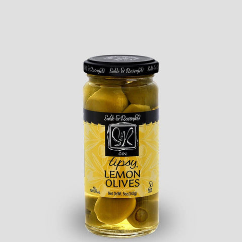 Tipsy Lemon Olives in Gin