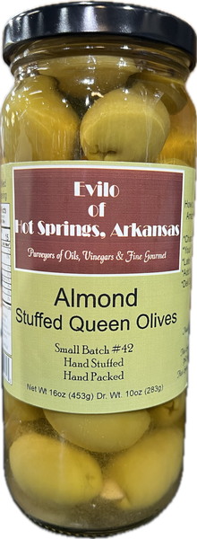 Greek Queen Halkidiki Almond Stuffed Olives