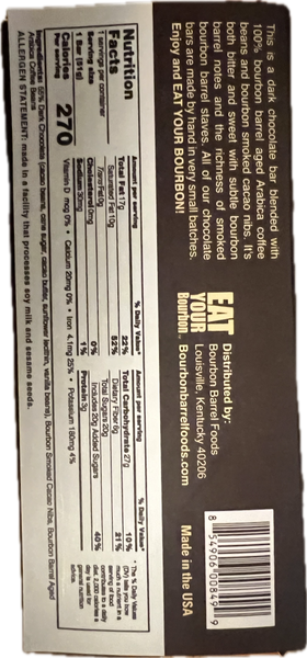 Bourbon Smoked Cacao & Barrel Aged Coffee Bean Dark Chocolate