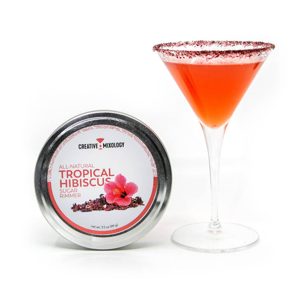 All-Natural Tropical Hibiscus Sugar Rimmer