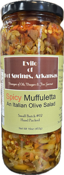 Greek Queen Halkidiki Olive SPICY Muffuletta An Italian Olive Salad