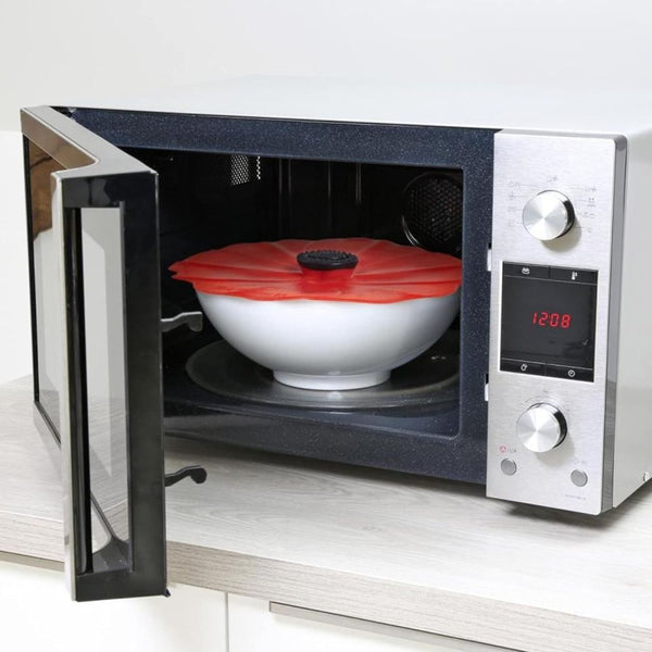 11 Inch Poppy Silicone Lid