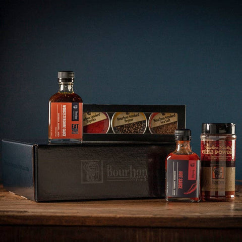 Bourbon Barrel Chili Cheese Gift Box