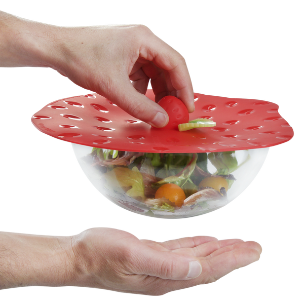 9 Inch Strawberry Silicone Lid