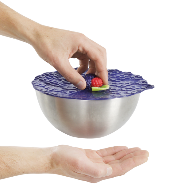 8 Inch BlackBerry Silicone Lid