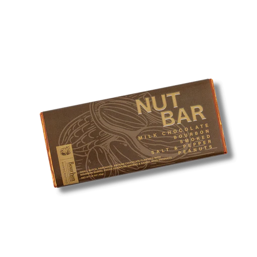 Nut Bar with Milk Chocolate & Bourbon Smoked Salt and Pepper Peanut