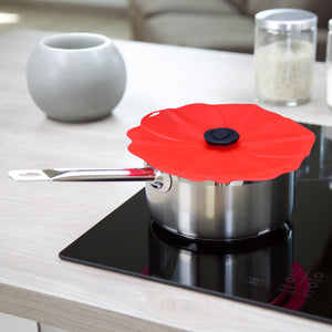 9 Inch Poppy Silicone Lid