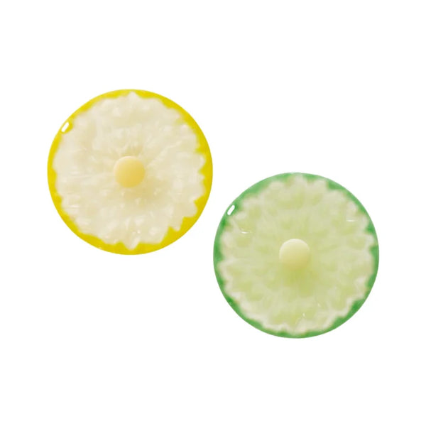 4 Inch Citrus Silicone Drink Covers 2 Pack
