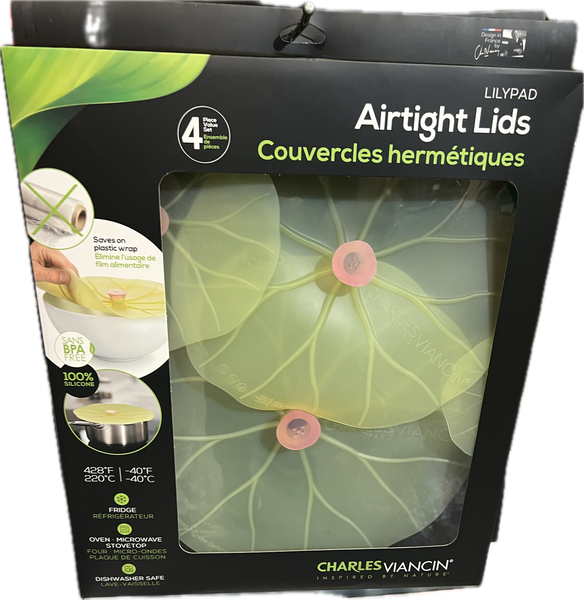 Silicone Airtight Lilypad Lid Set