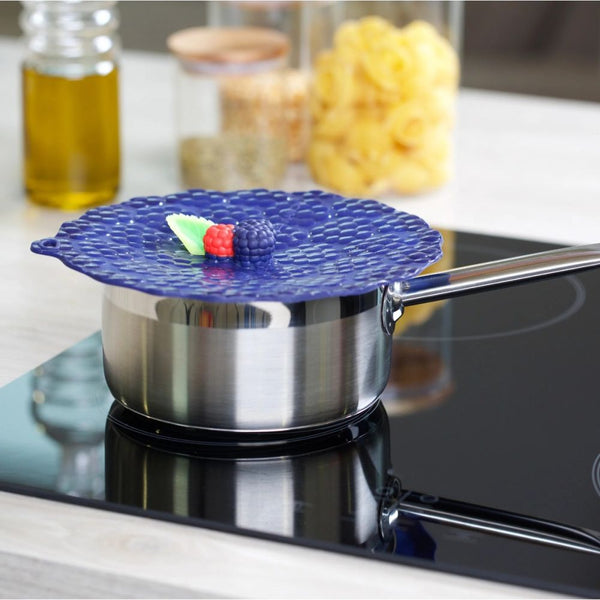 8 Inch BlackBerry Silicone Lid