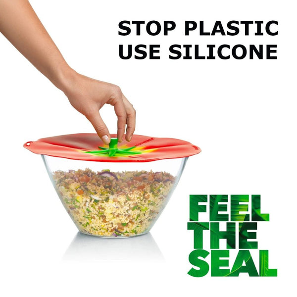 9 Inch Tomato Silicone Lid