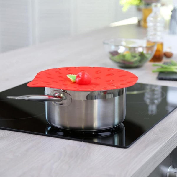 9 Inch Strawberry Silicone Lid
