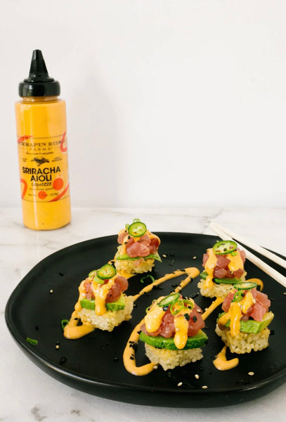 Sriracha Aioli Garnishing Squeeze