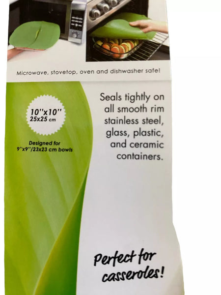 10" x 10" Banana Leaf Silicone Lid