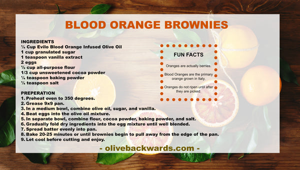 Blood Orange Infused Olive Oil