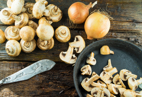 Garlic and Mushroom Infused Olive Oil