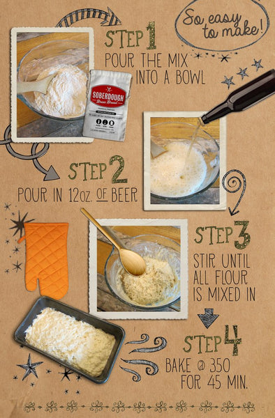 Herb & Olive Focaccia Soberdough Bread Mix