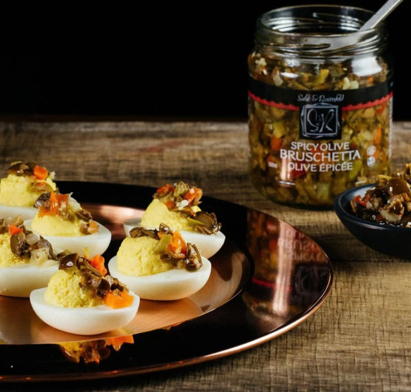 Spicy Olive Bruschetta