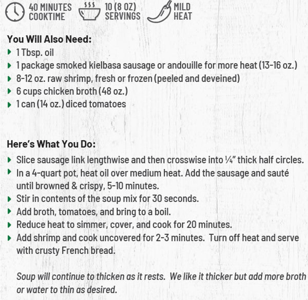 New Orleans Front Porch Creole Jambalaya Soup