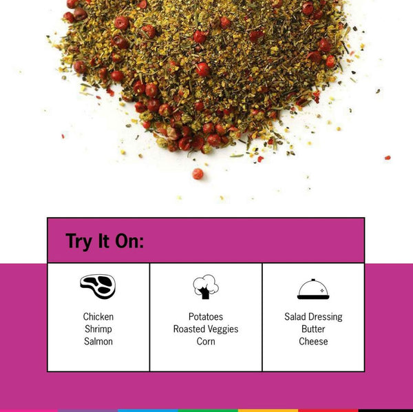 Pink Peppercorn Lemon Thyme All-Purpose Seasoning