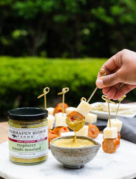 Raspberry Wasabi Mustard