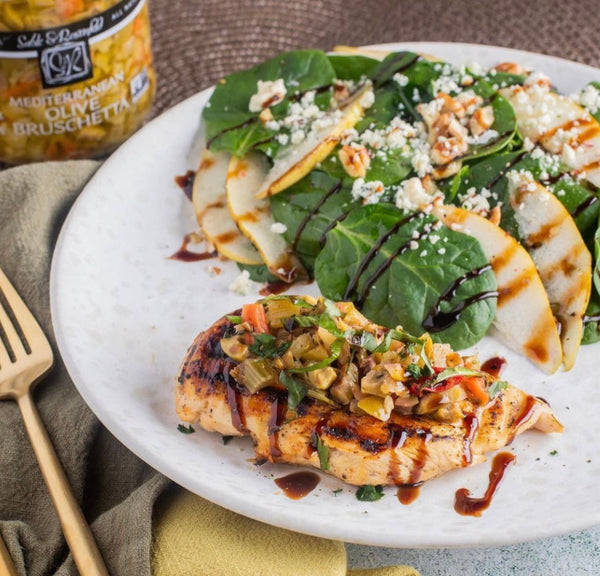 Mediterranean Olive Bruschetta