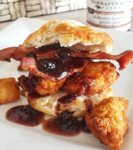 Blueberry Bourbon Pecan Jam