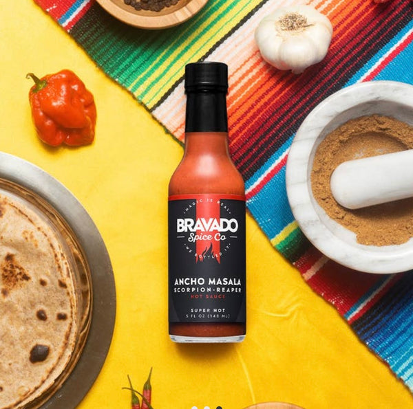 Ancho Masala Scorpion-Reaper Hot Sauce